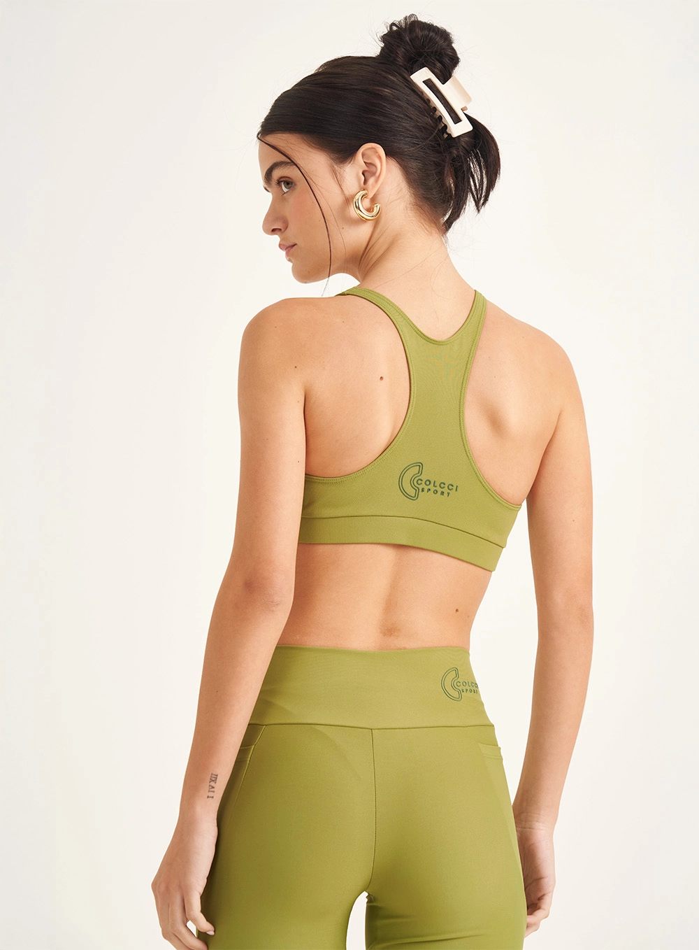 Top Malha Sport  Feminino Colcci Sport Verde