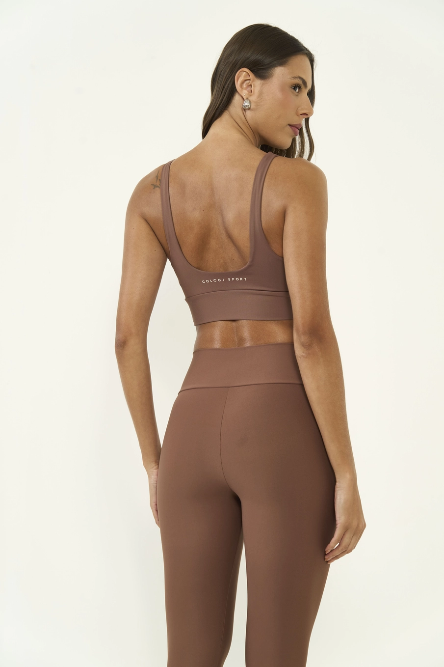 Top Essential Fit Marrom