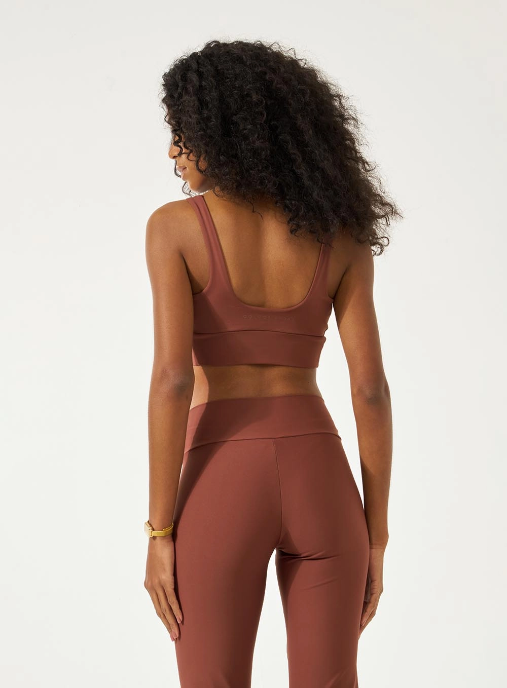 Top Essential Fit Marrom Marissa