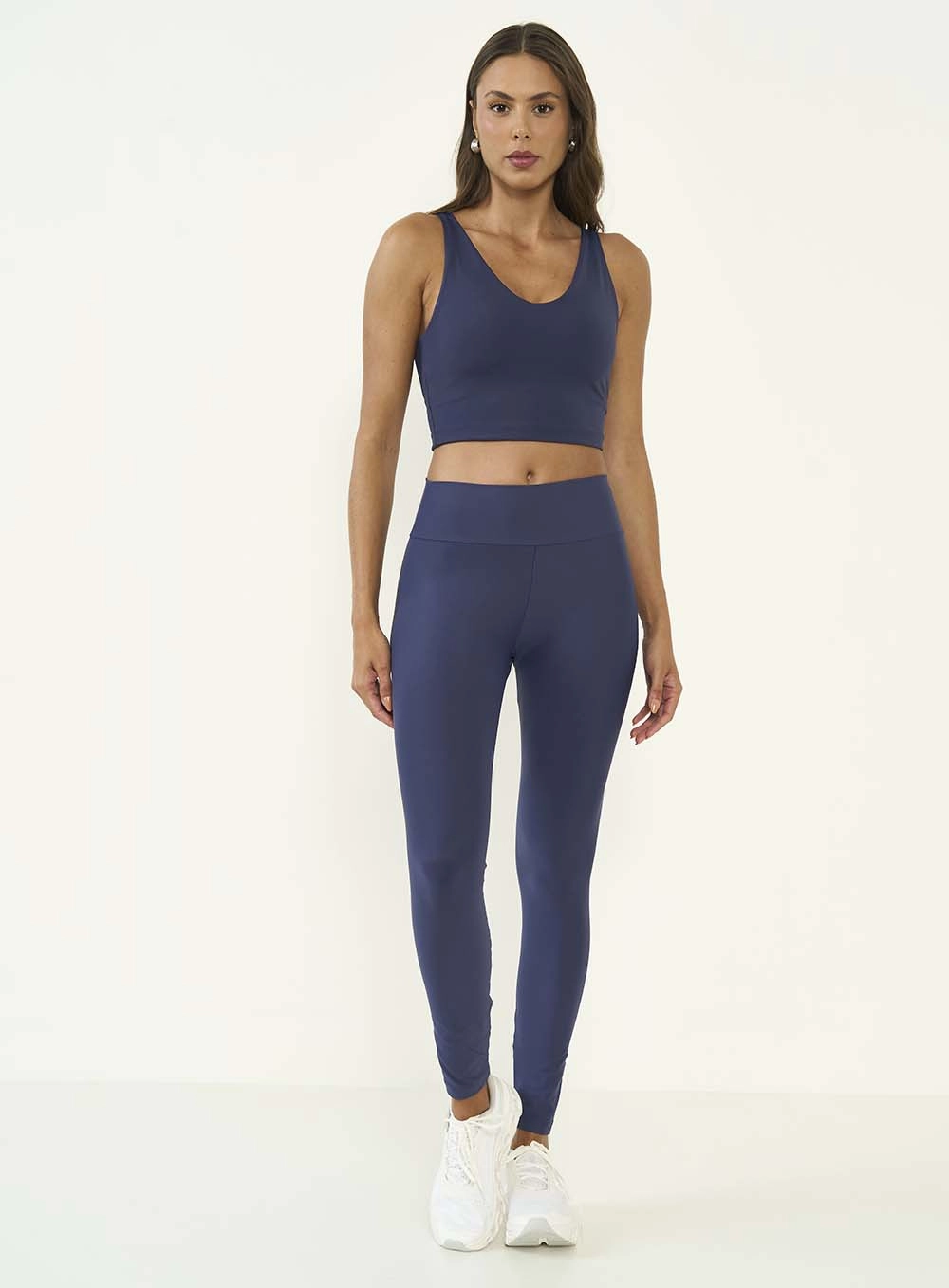 Top Malha Sport 1 Feminino Colcci Sport Azul