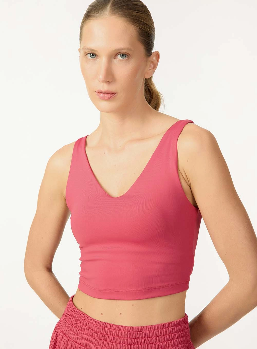 Top Malha Sport 1 Feminino Colcci Sport Vermelho