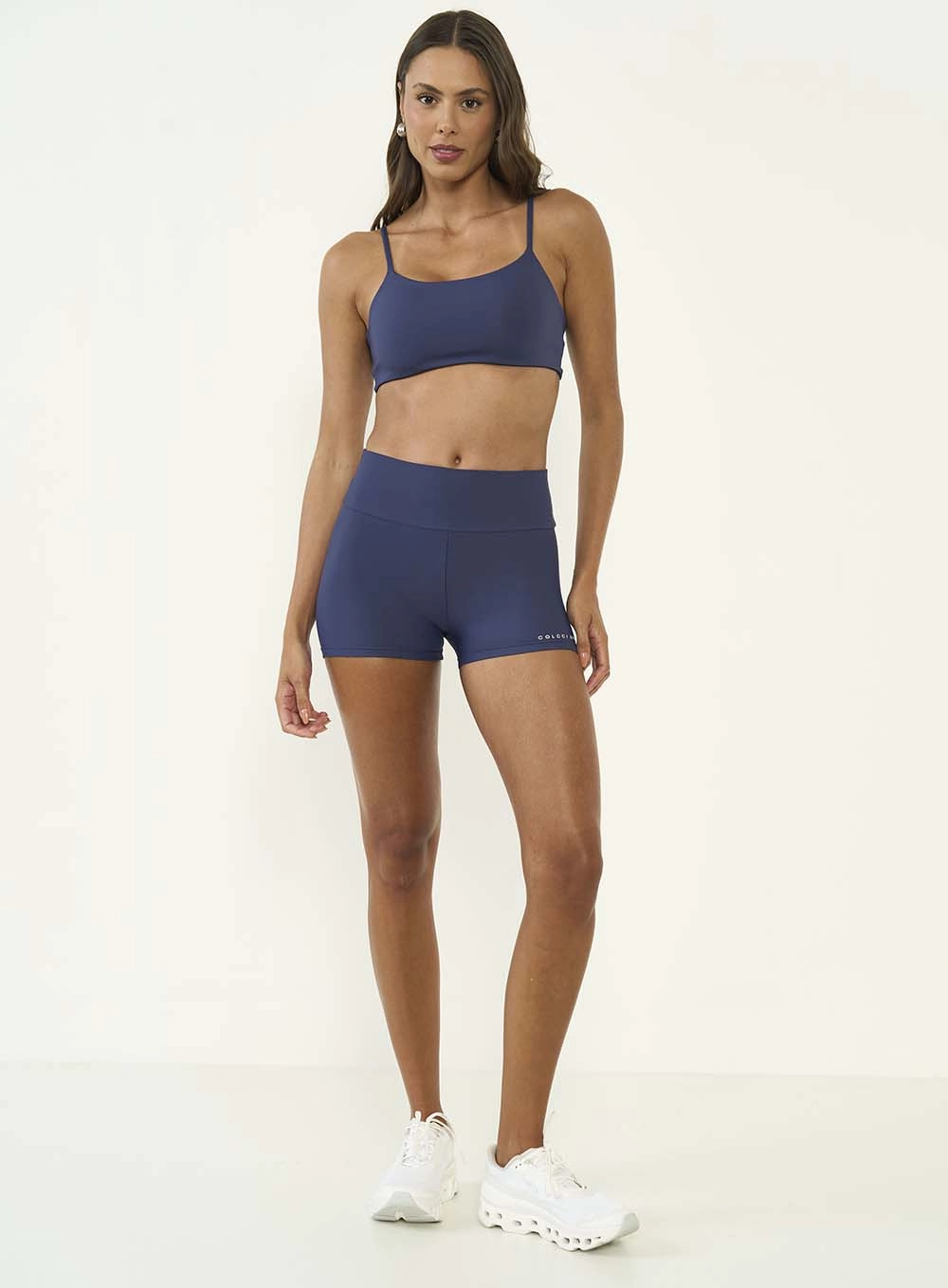 Top Slim Alças Finas Azul