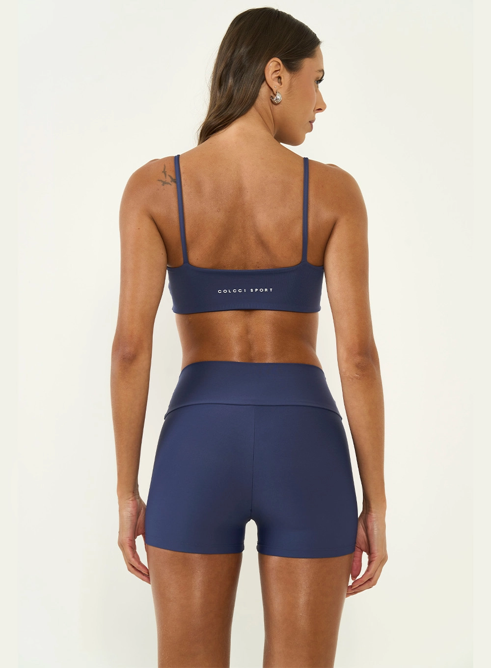 Top Slim Alças Finas Azul