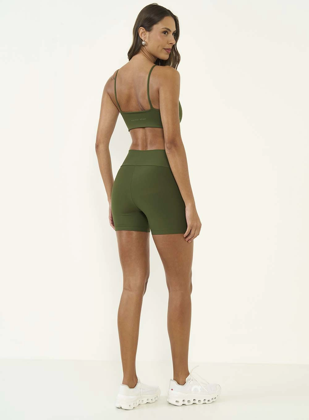 Top Slim Alças Finas Verde