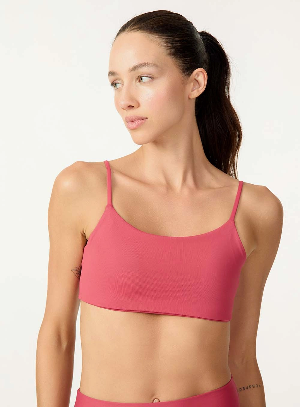 Top Slim Alças Finas Vermelho