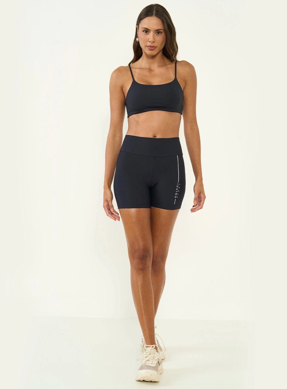 Top Slim Alças Finas Preto