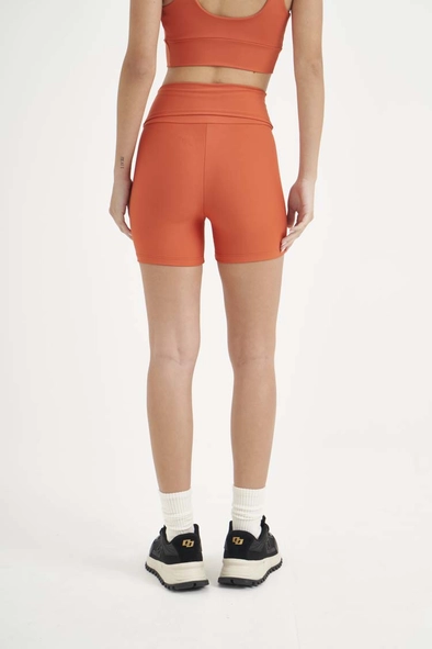 Conjunto Top/bermuda Laranja
