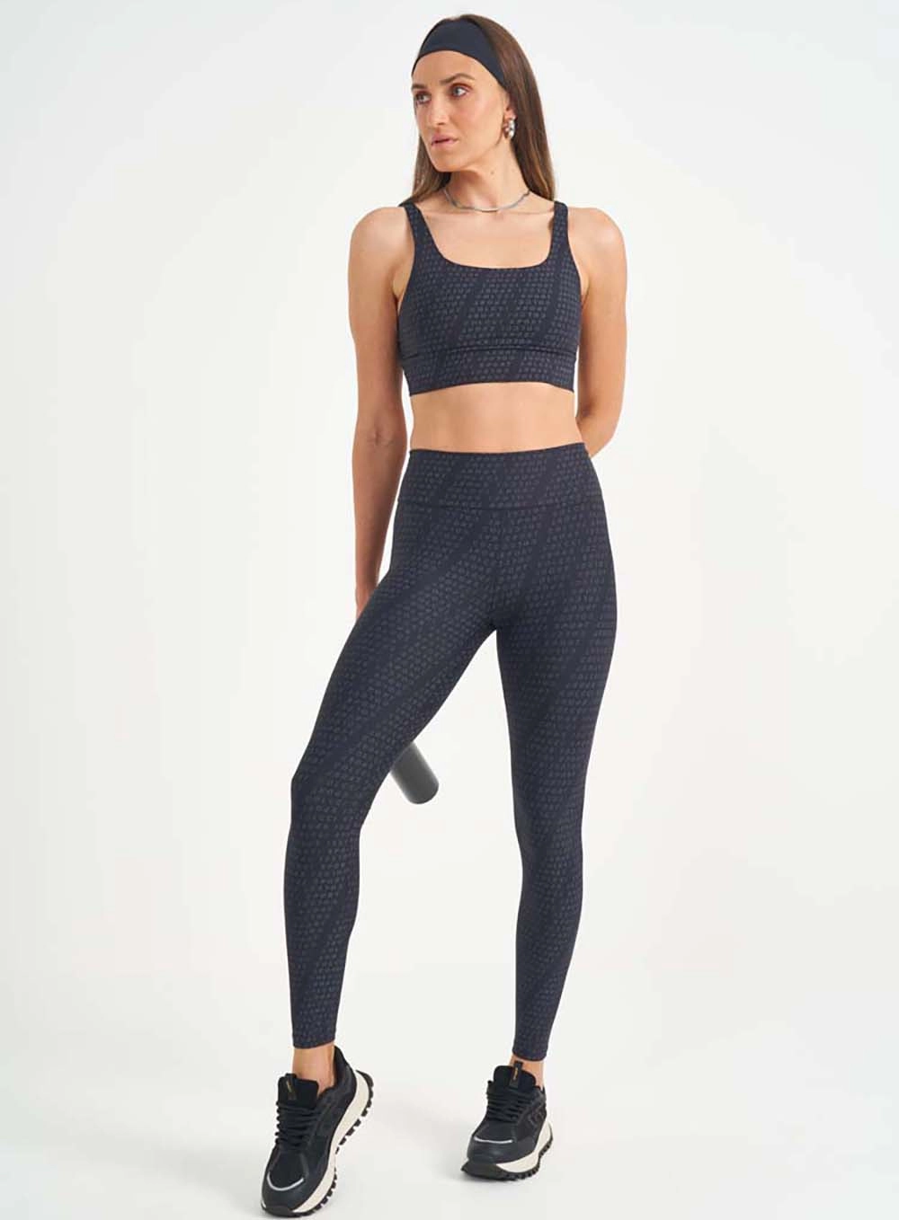 Conjunto Malha Sport  Feminino Colcci Sport Preto