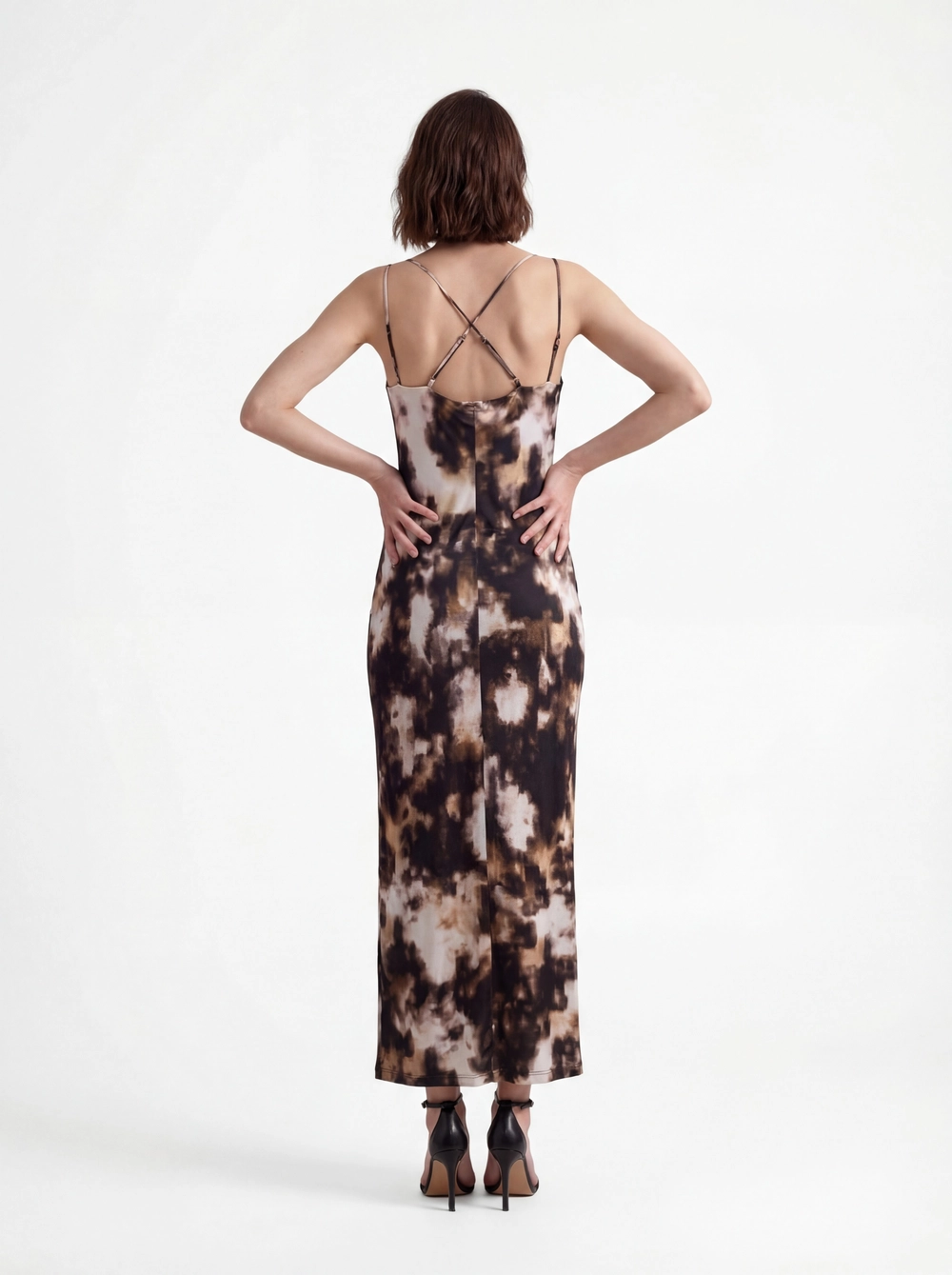 Vestido Longo Slim Estampado Estampados 4