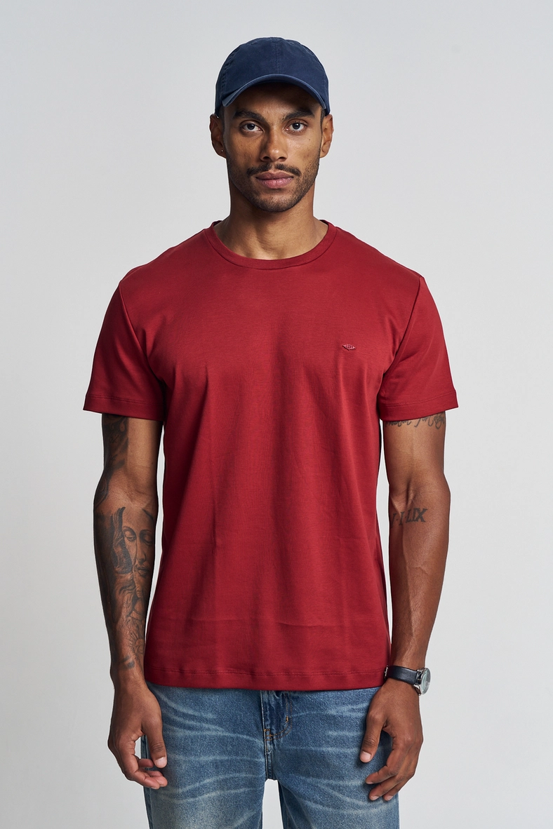 Camiseta Masculina Comfort Vermelho 2