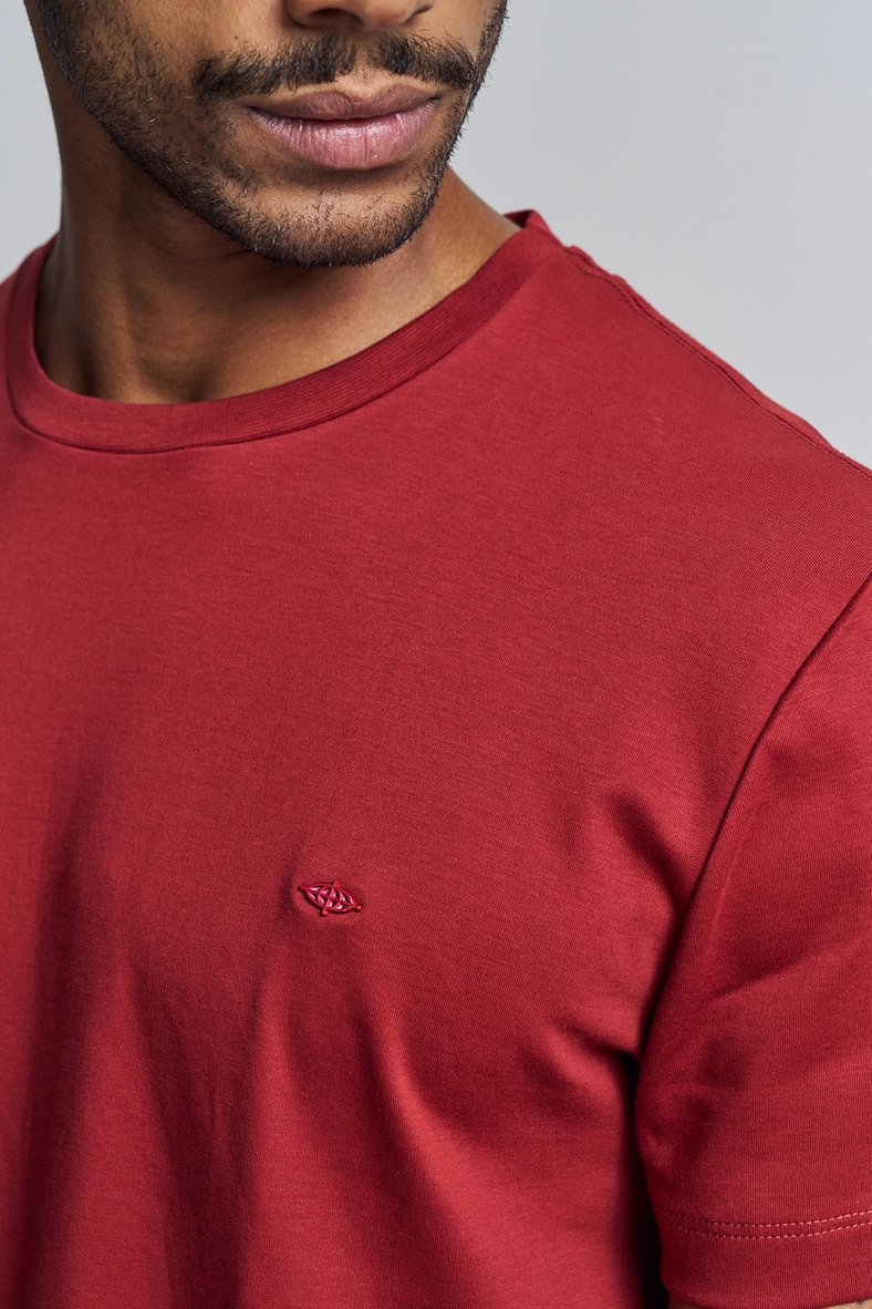 Camiseta Masculina Comfort Vermelho 4