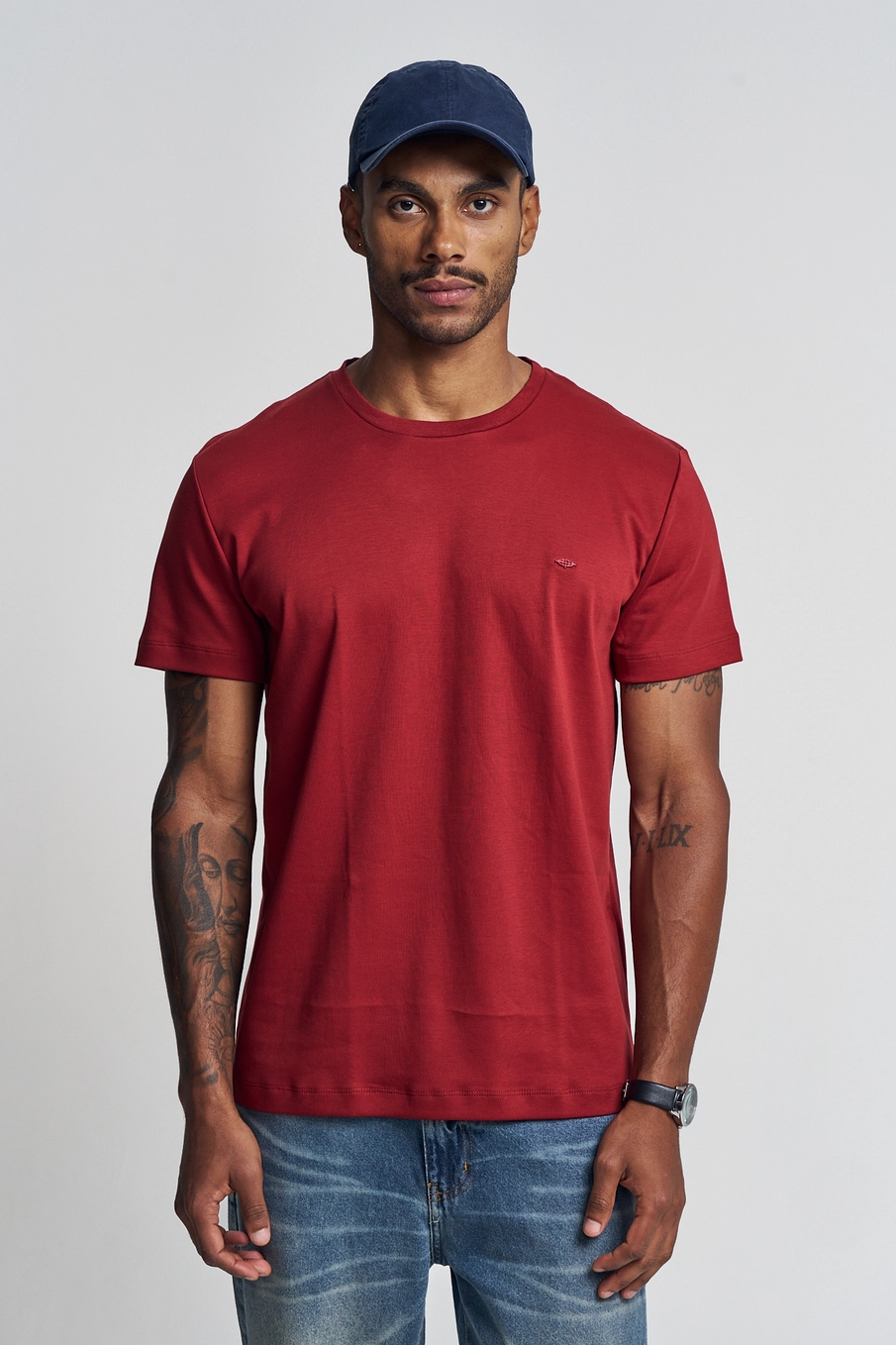 Camiseta Masculina Comfort Vermelho 2