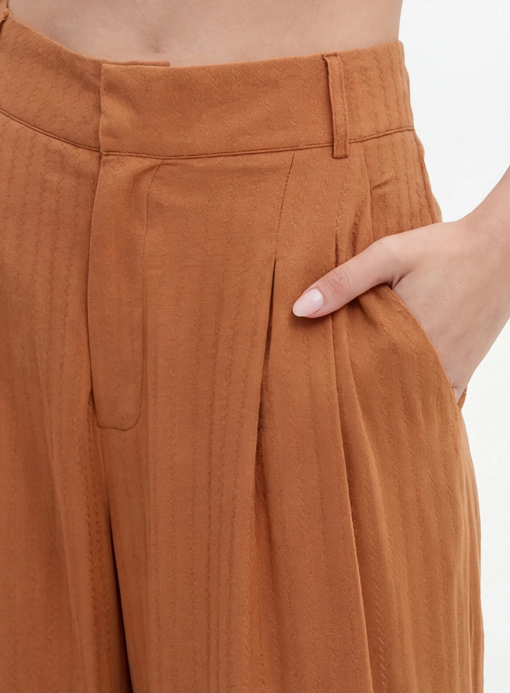 Calça Alfaiataria Feminina - Aladin Bege 4