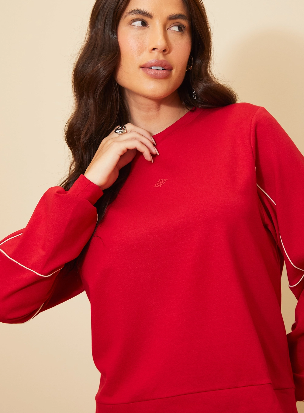 Blusão Comfort Feminino Vermelho 3