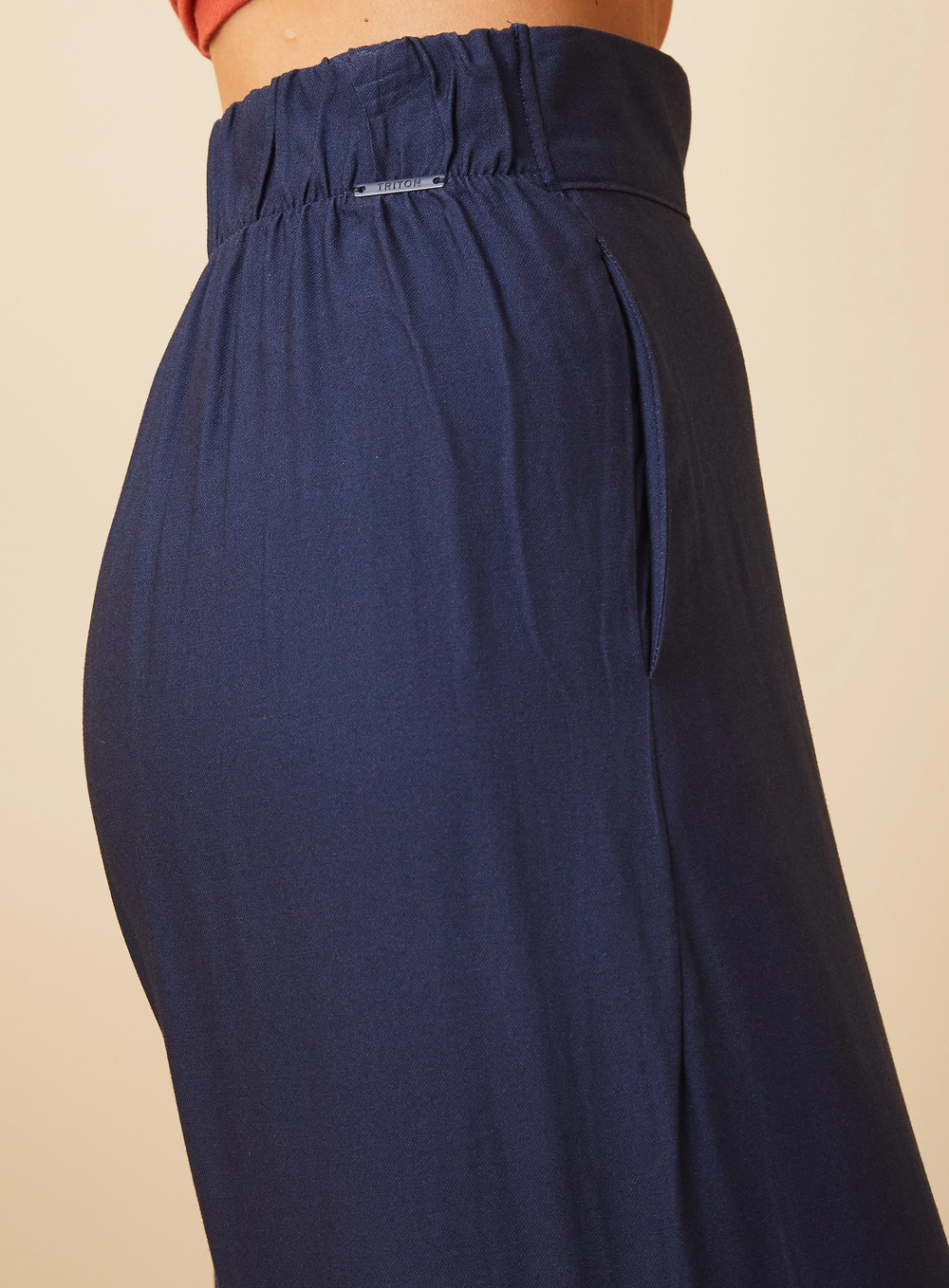 Calça Feminina Ampla Com Estampa Estampados 3