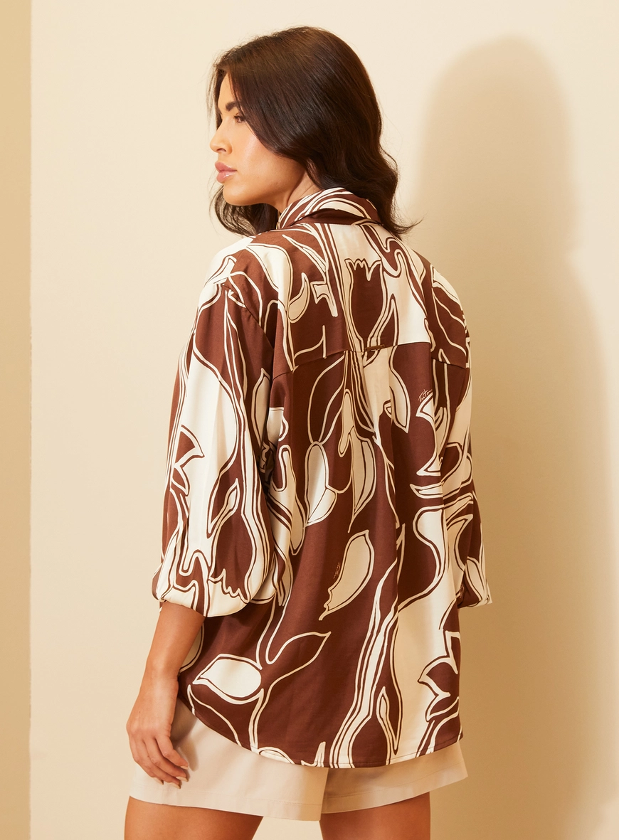 Camisa Fluida Estampada Estampados 2