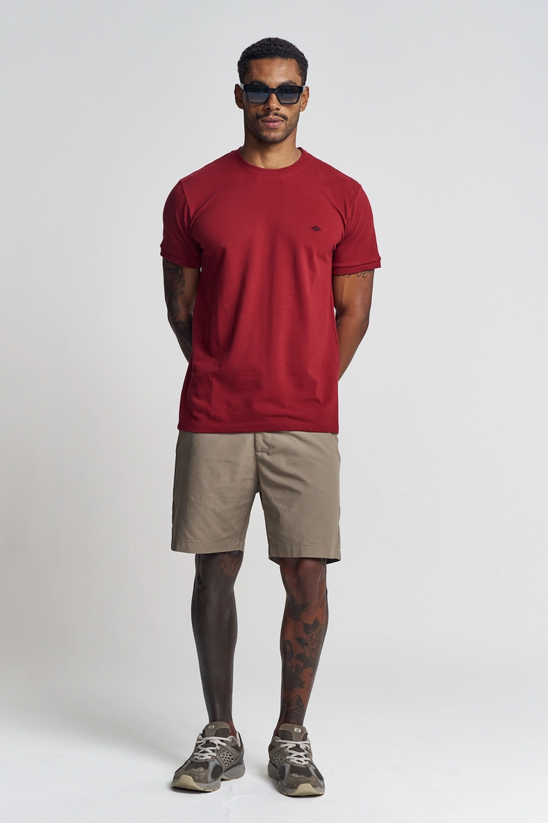 Camiseta Malha 1 Masculino Triton Vermelho 4