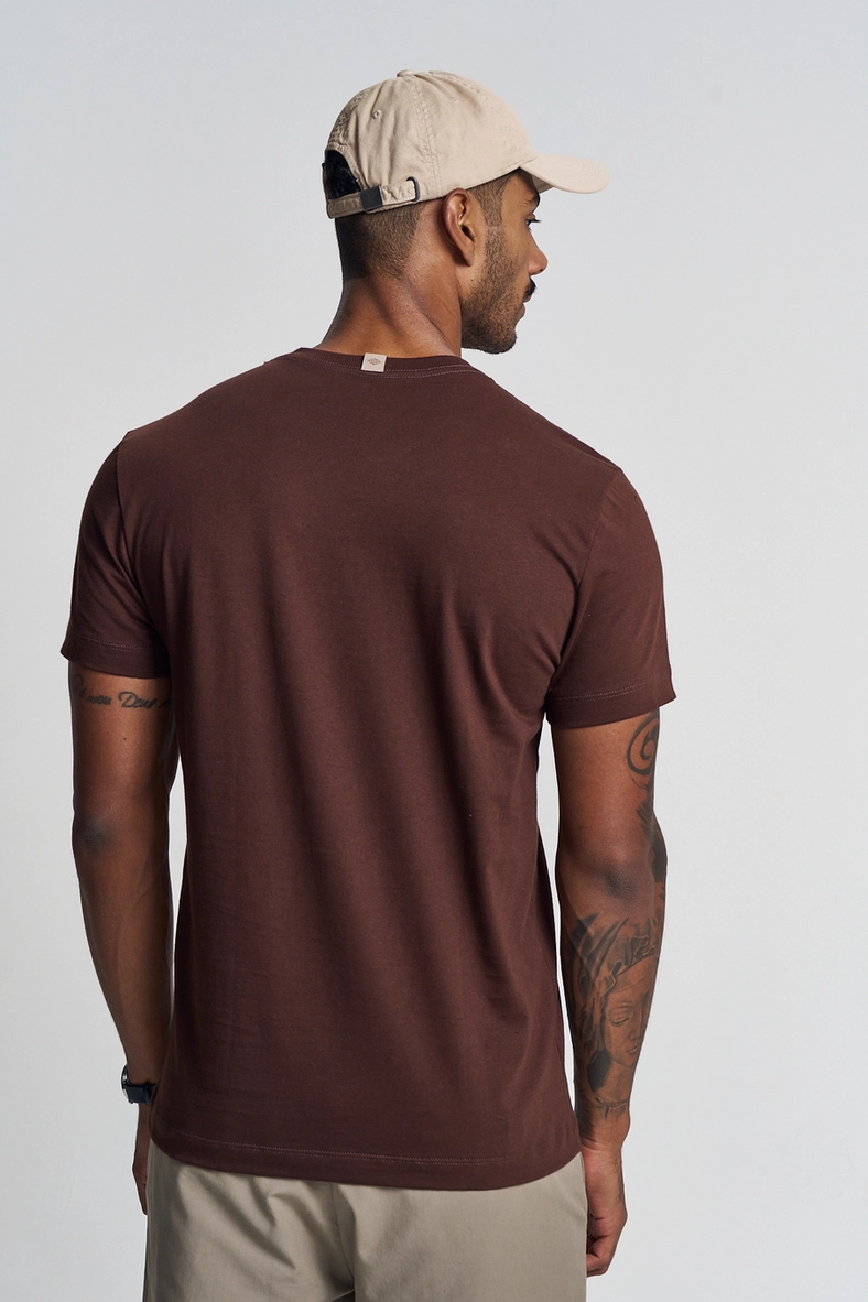 Camiseta Malha 1 Masculino Triton Marrom 2