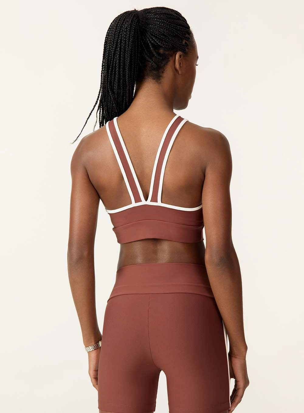 Top Slim Casual Esportivo Marrom