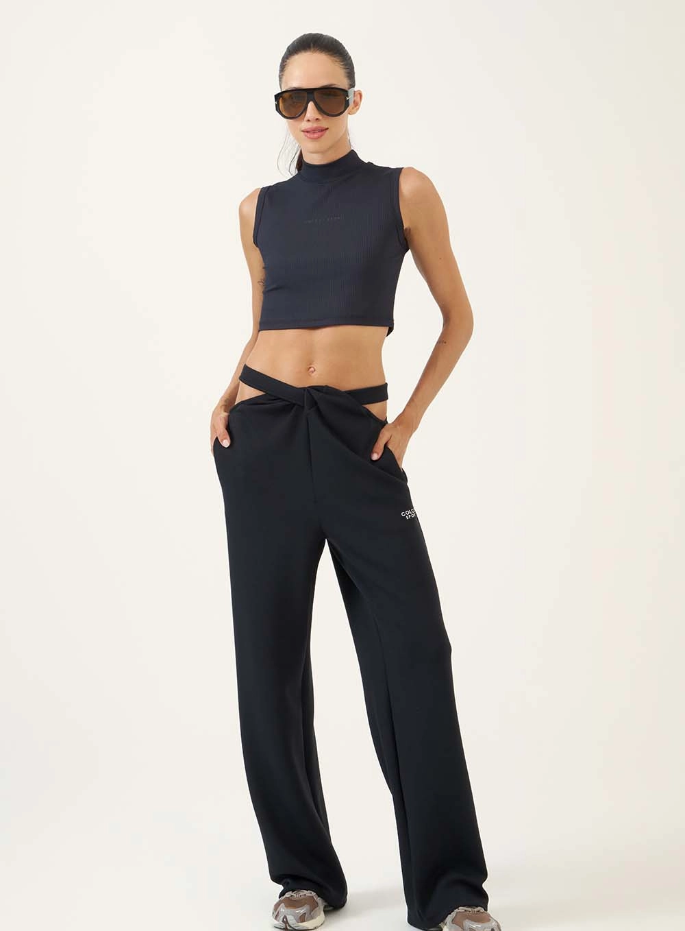 Top Cropped Gola Alta Urban Preto