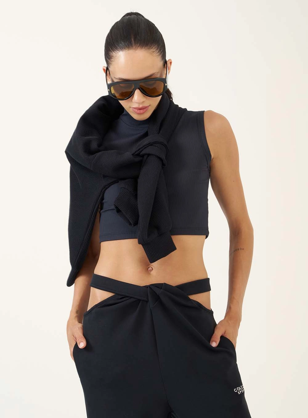 Top Cropped Gola Alta Urban Preto