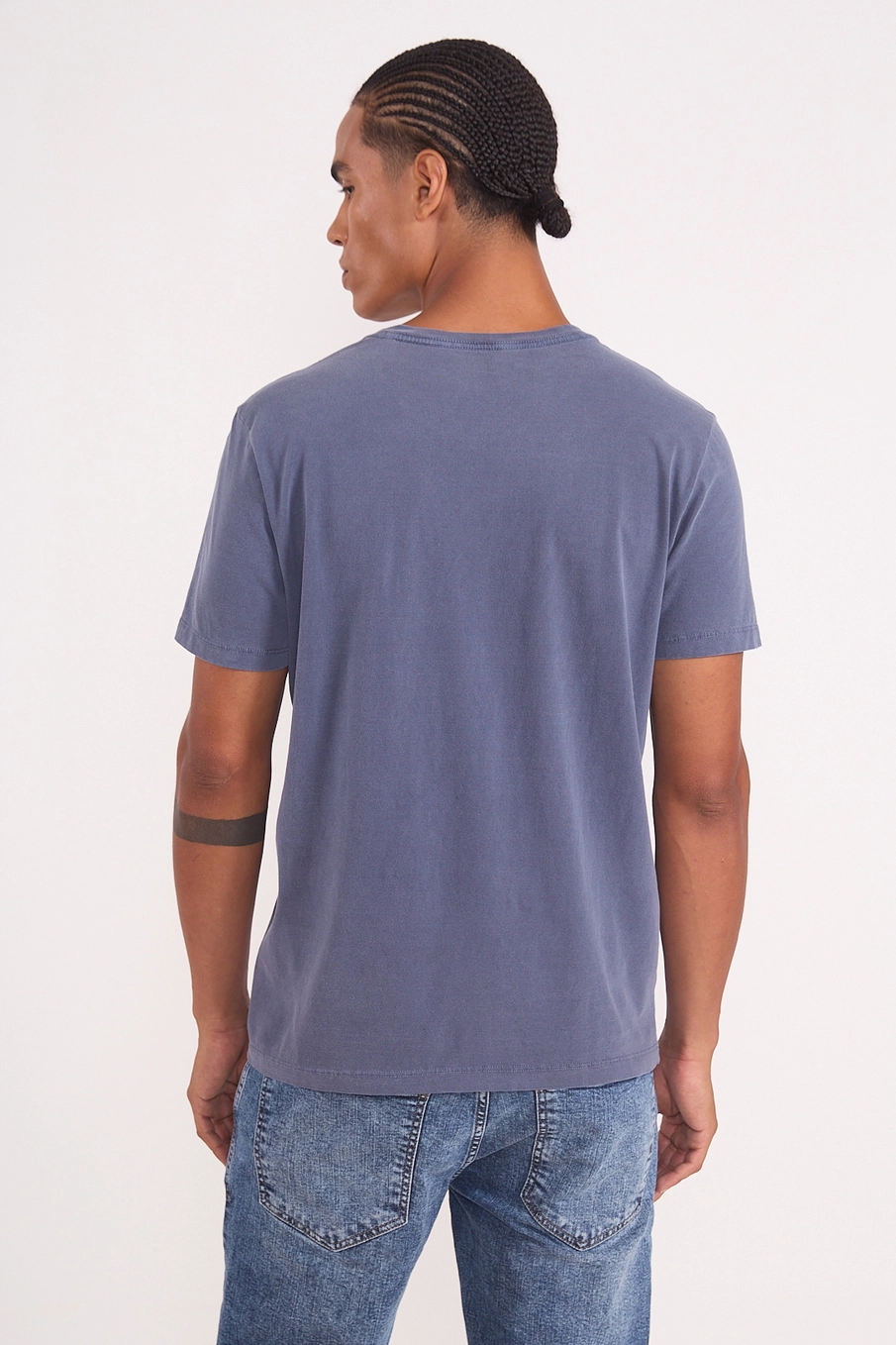 Camiseta Masculina Estonada Music Festival Azul