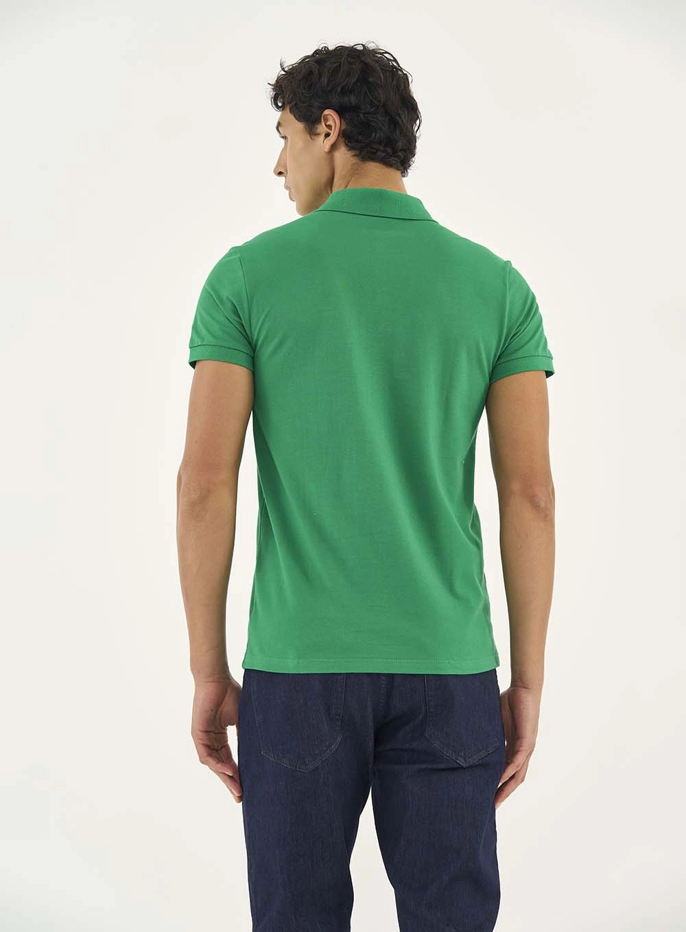 Camisa Polo Essential Piquet Verde