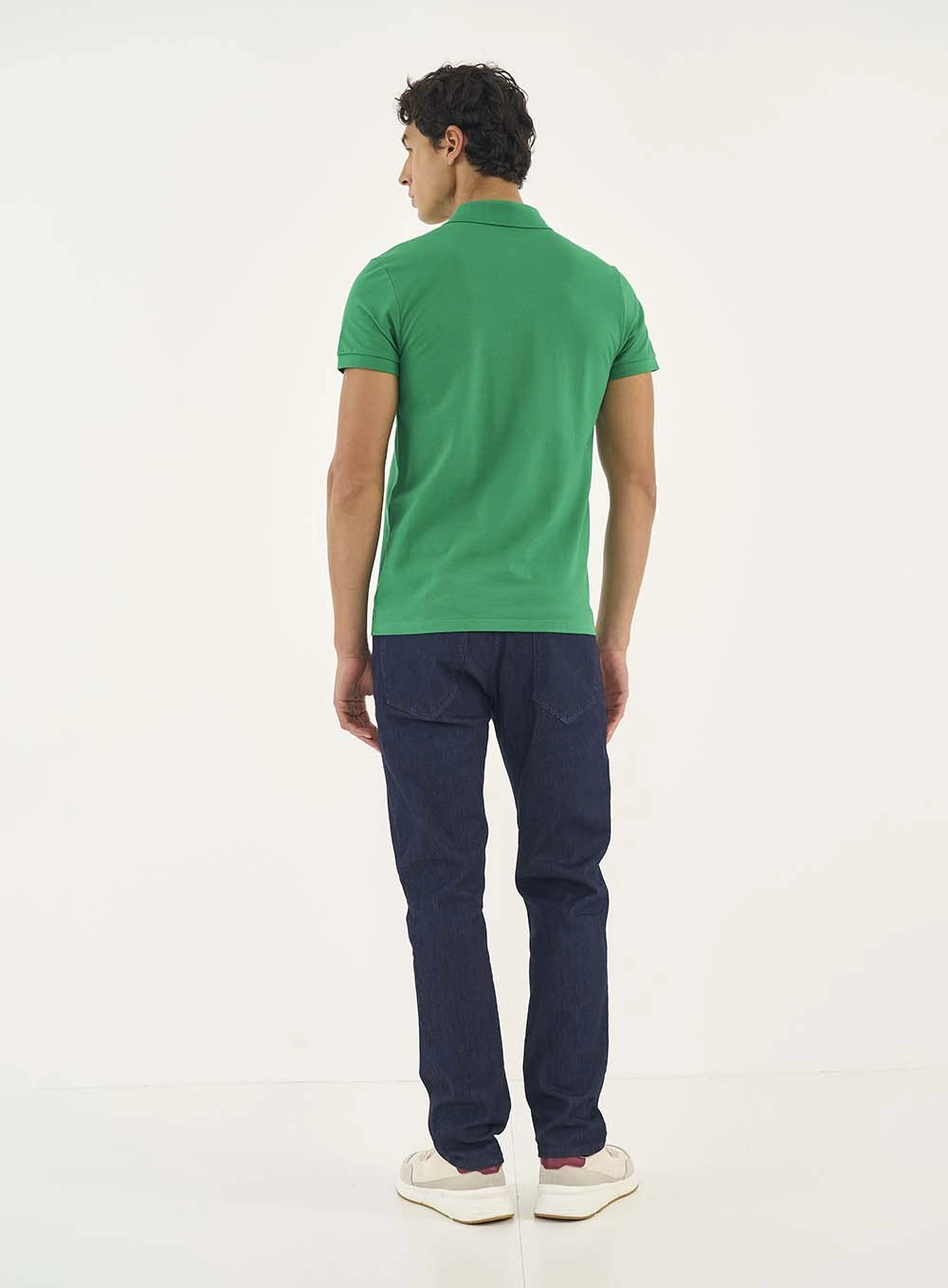 Camisa Polo Essential Piquet Verde