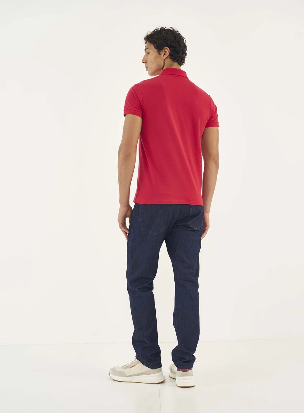 Camisa Polo Essential Piquet Vermelho