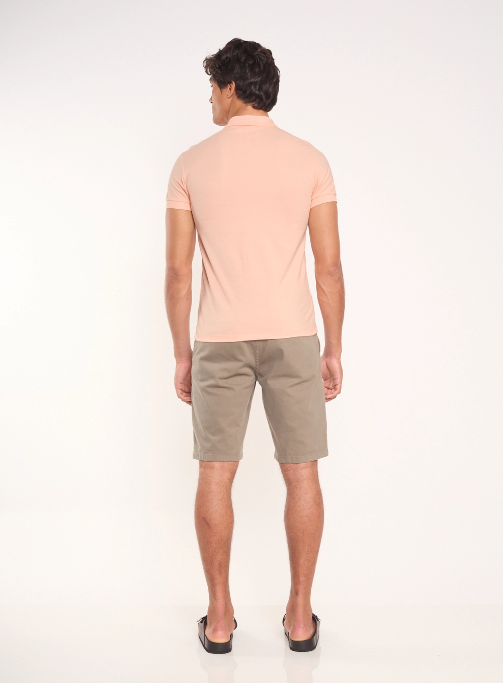 Camisa Polo Essential Piquet Rosa