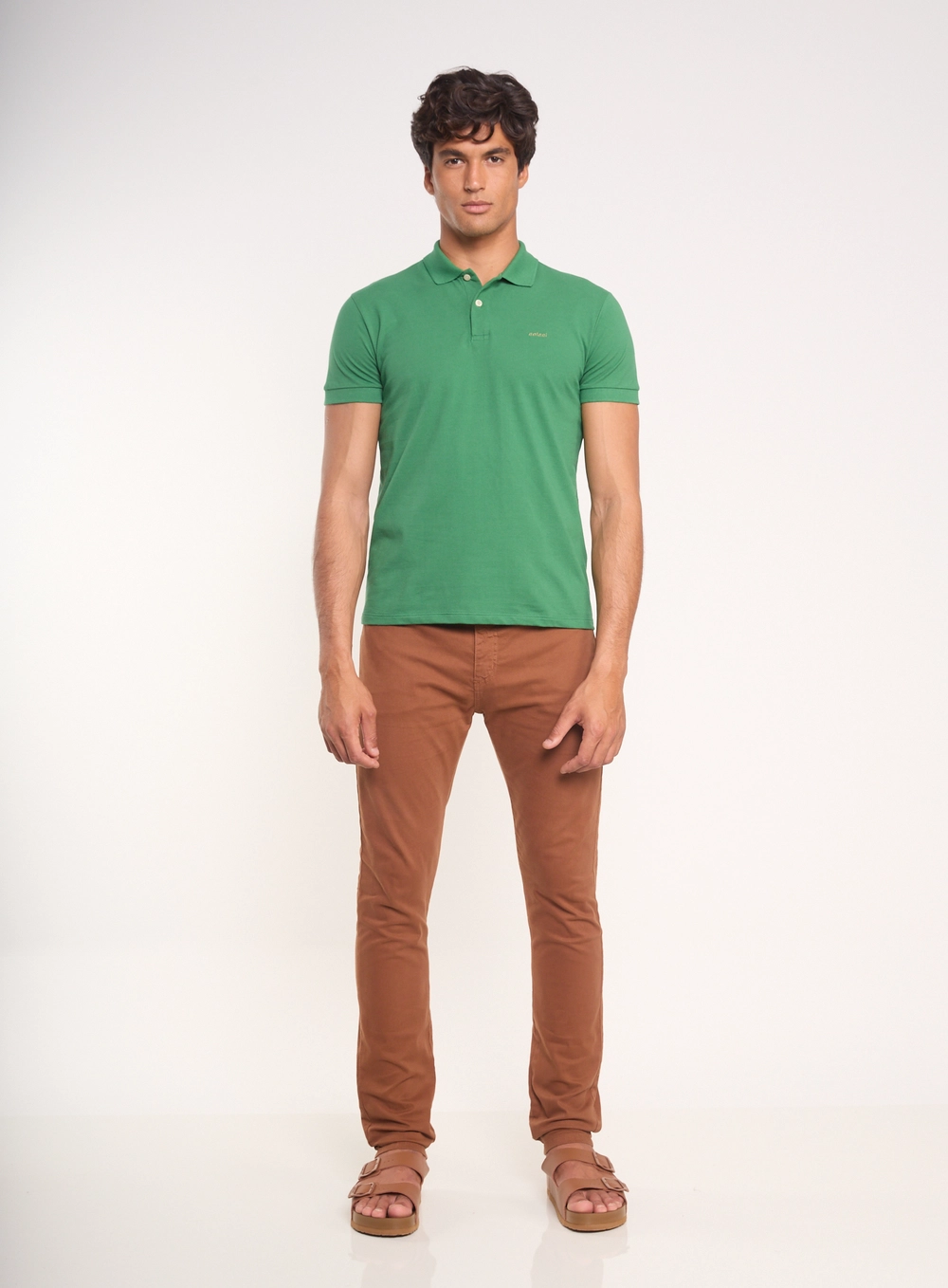 Camisa Polo Essential Piquet Verde