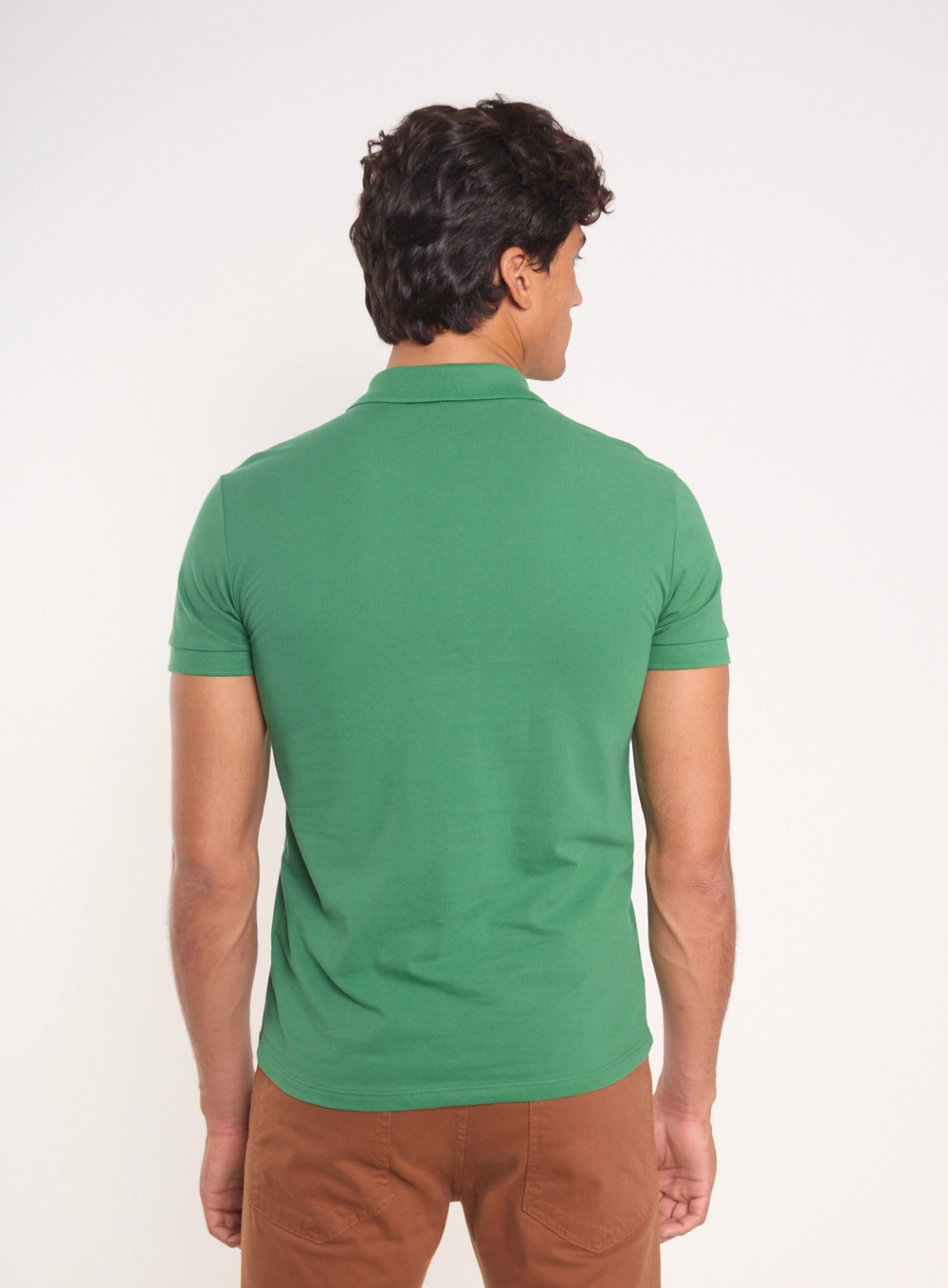 Camisa Polo Essential Piquet Verde