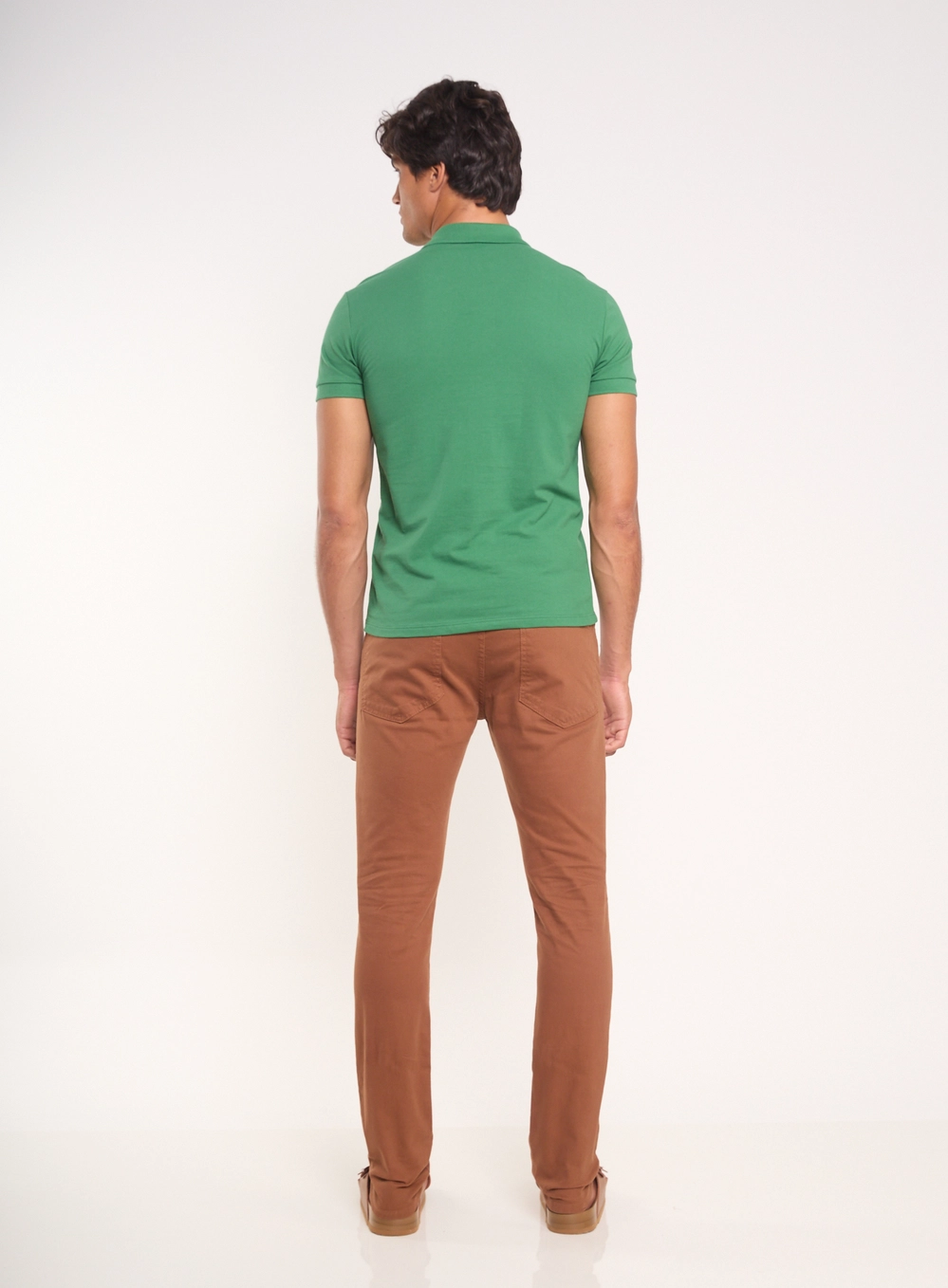 Camisa Polo Essential Piquet Verde
