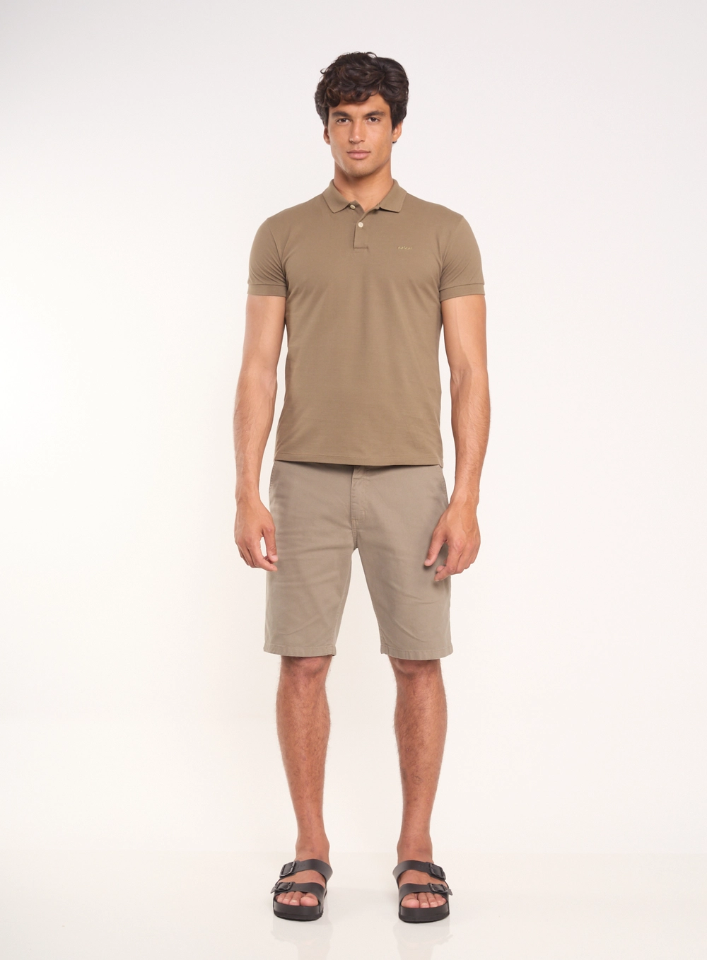 Camisa Polo Essential Piquet Verde Biosphere