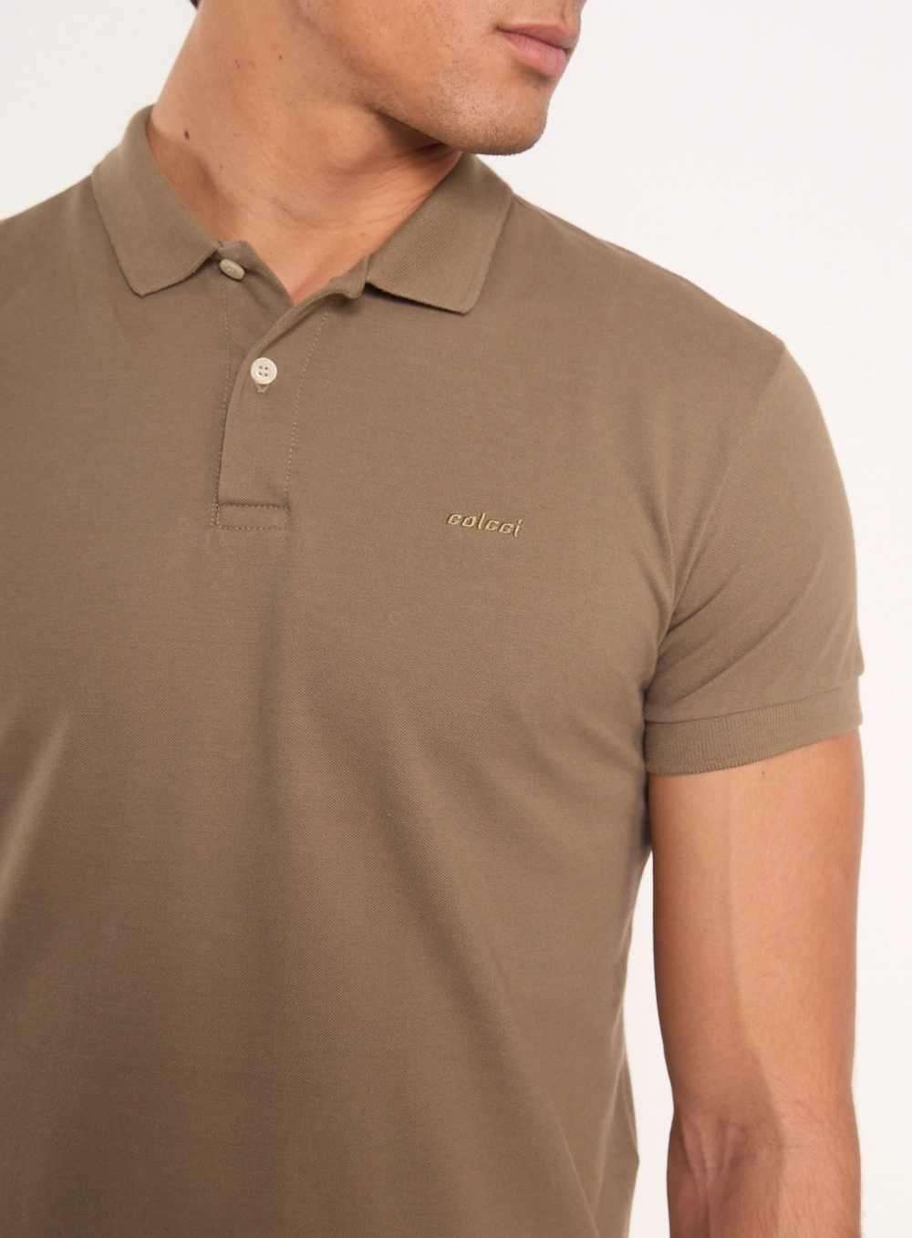 Camisa Polo Essential Piquet Verde Biosphere