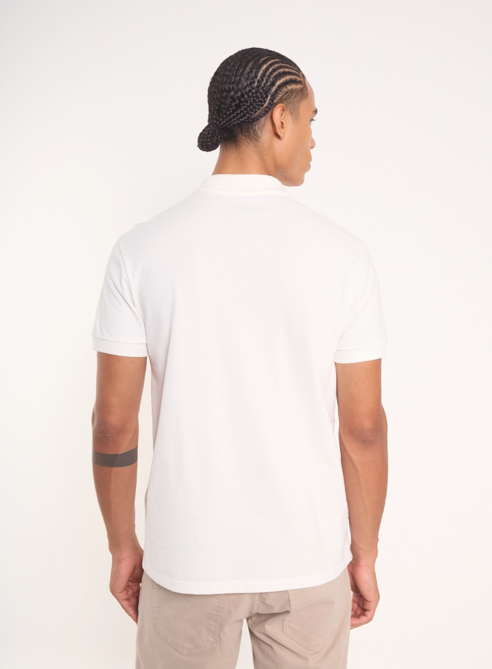 Camisa Polo Essential Piquet Off Shell