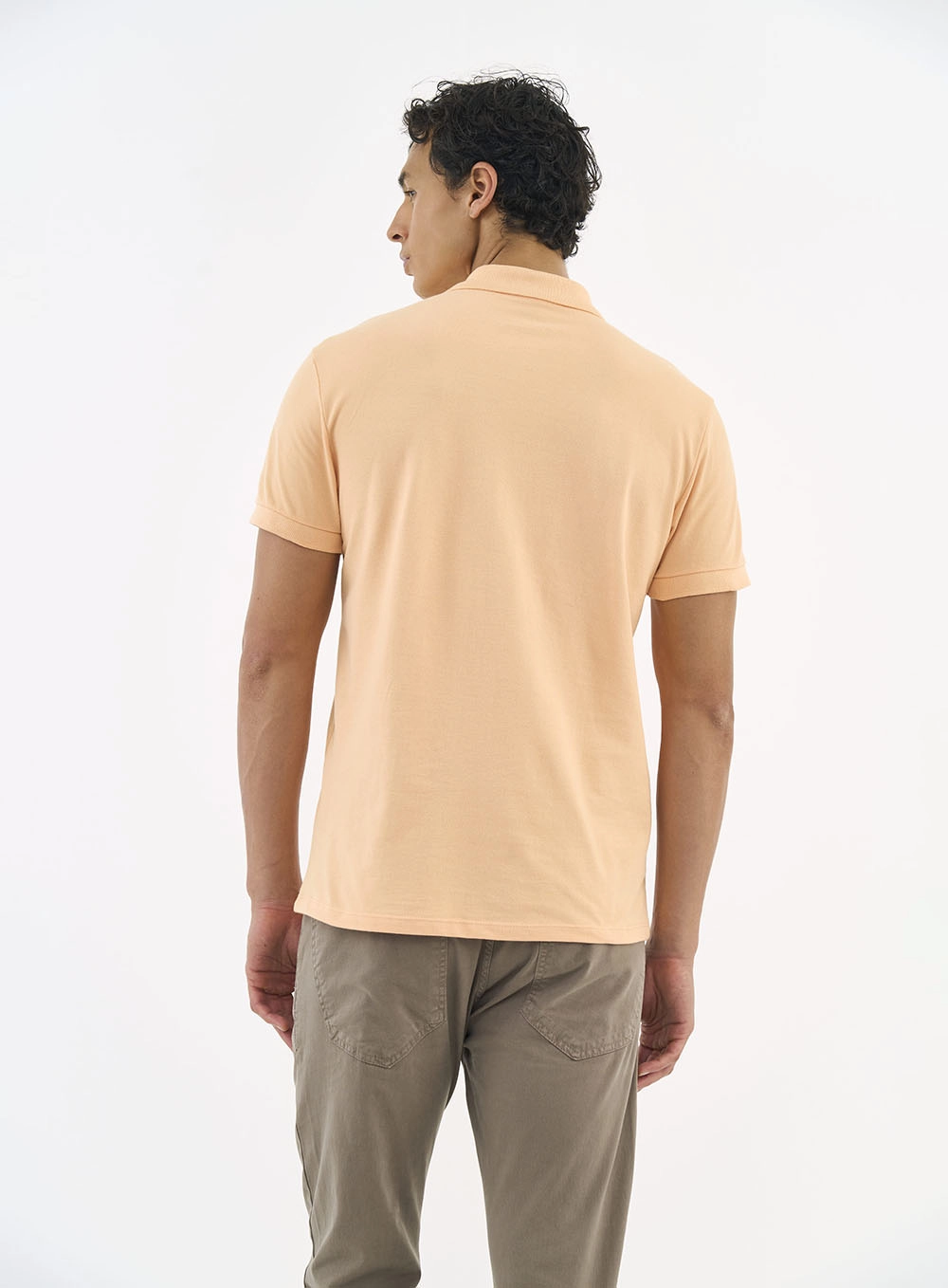Camisa Polo Essential Piquet Bege Bear