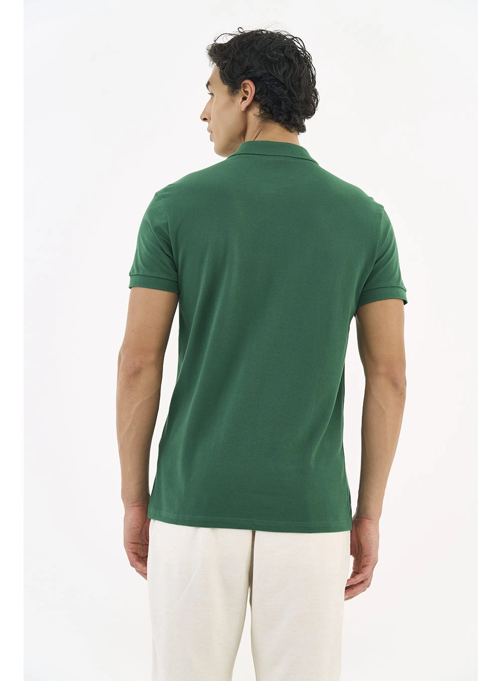 Camisa Polo Essential Piquet Verde