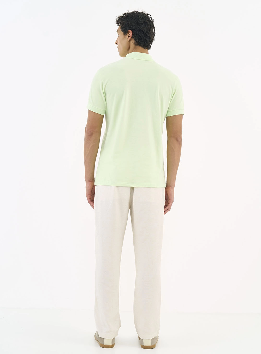 Camisa Polo Essential Piquet Verde