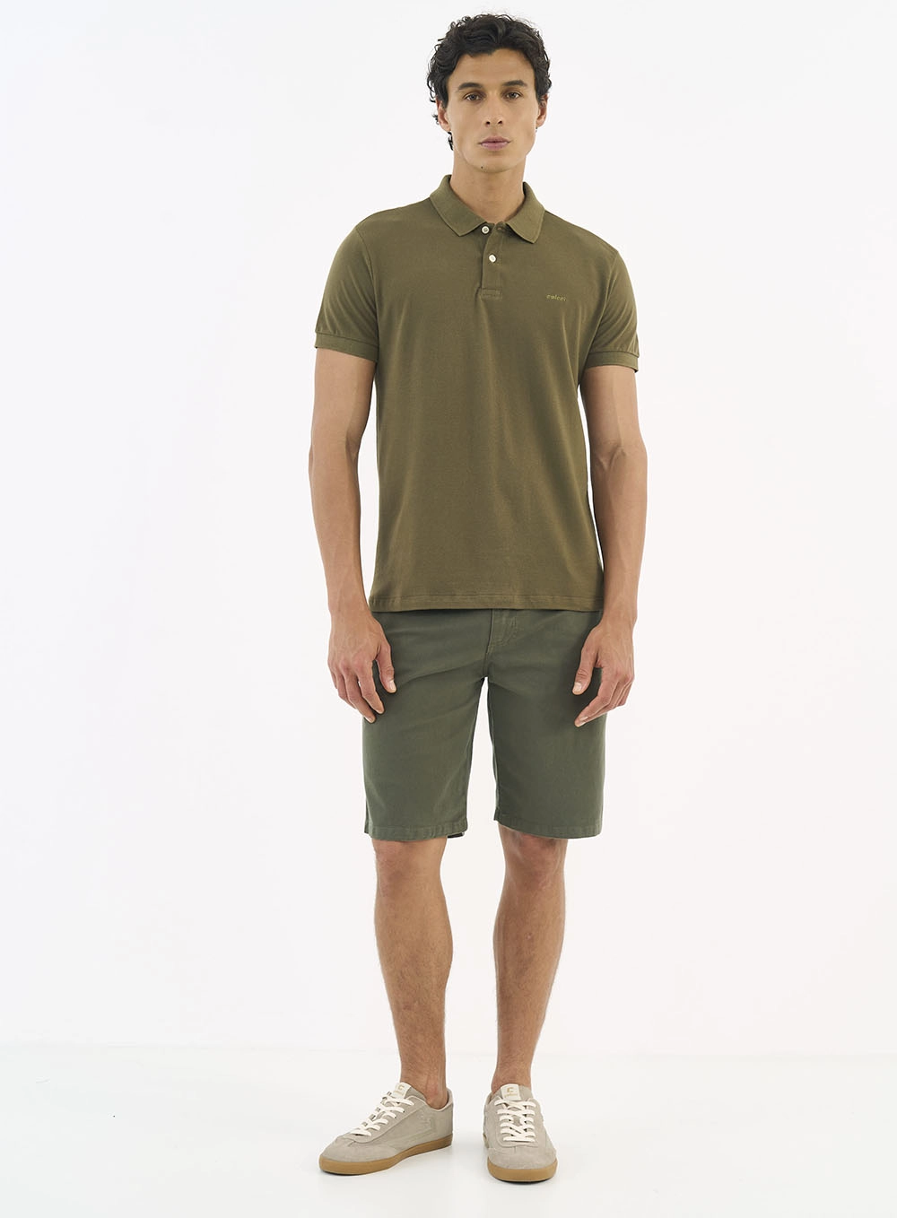 Camisa Polo Essential Piquet Verde