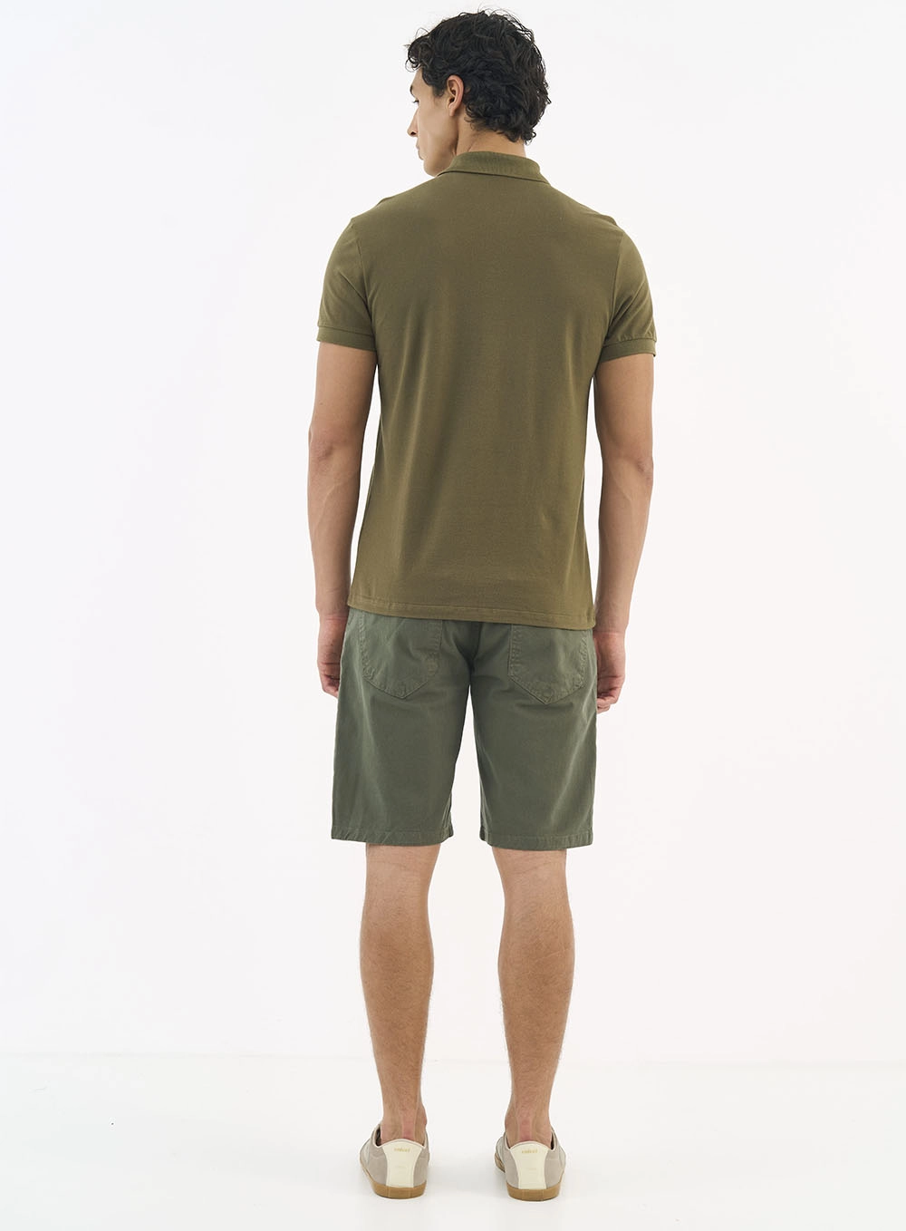 Camisa Polo Essential Piquet Verde