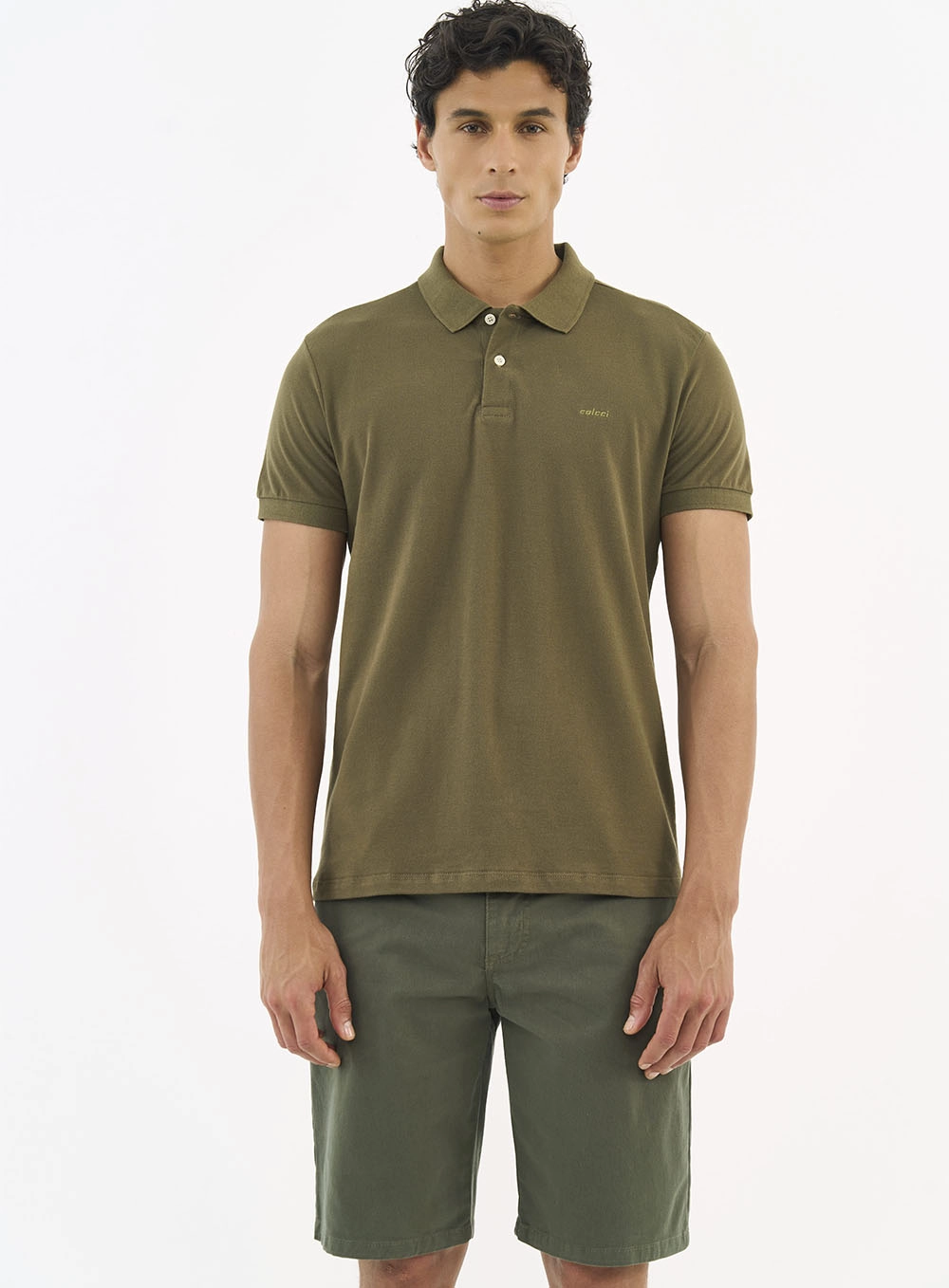 Camisa Polo Essential Piquet Verde