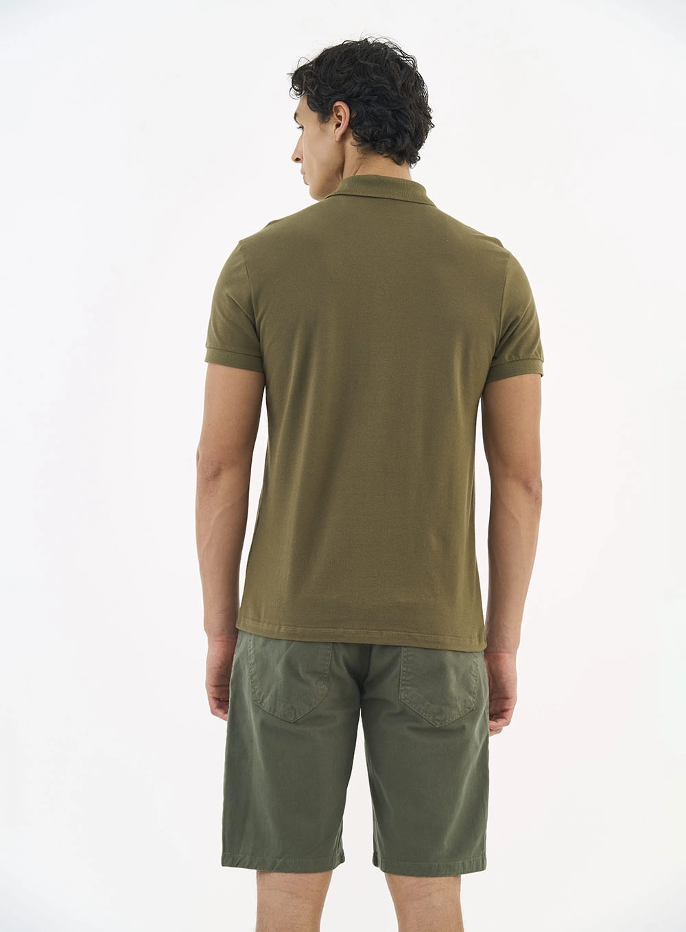 Camisa Polo Essential Piquet Verde
