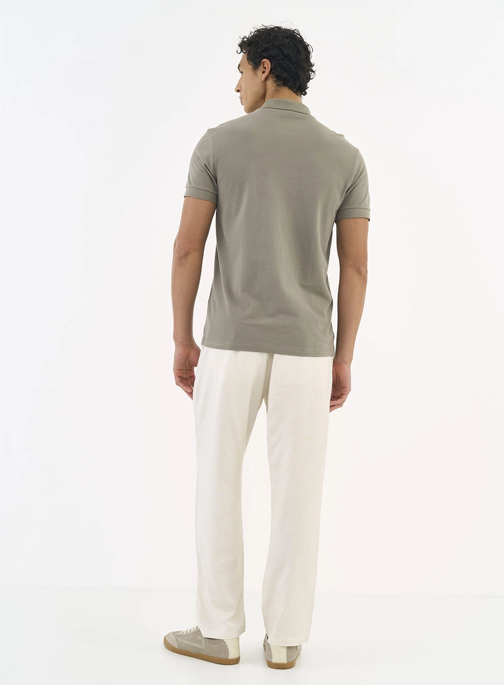 Camisa Polo Essential Piquet Marrom