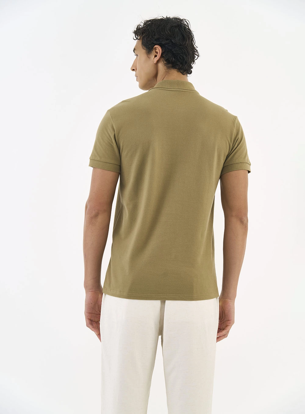 Camisa Polo Essential Piquet Marrom