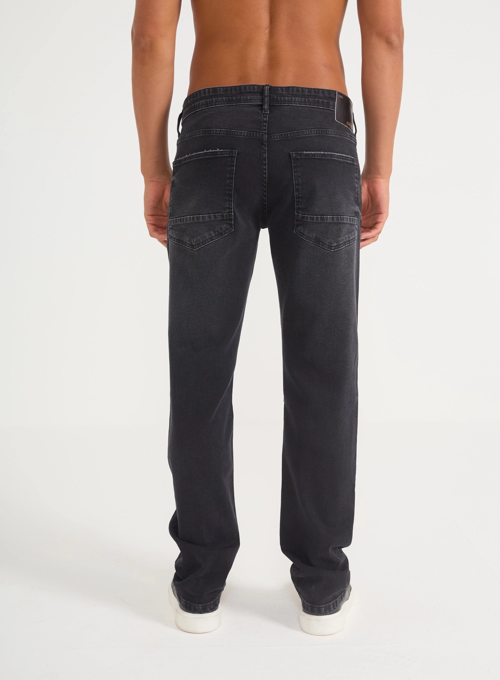 Calça Jeans Masculina Alex Slim Indigo Preto