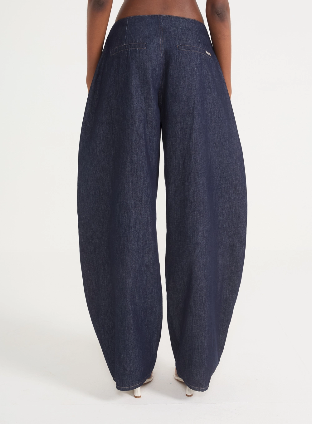 Calça Jeans Feminina Barril Índigo