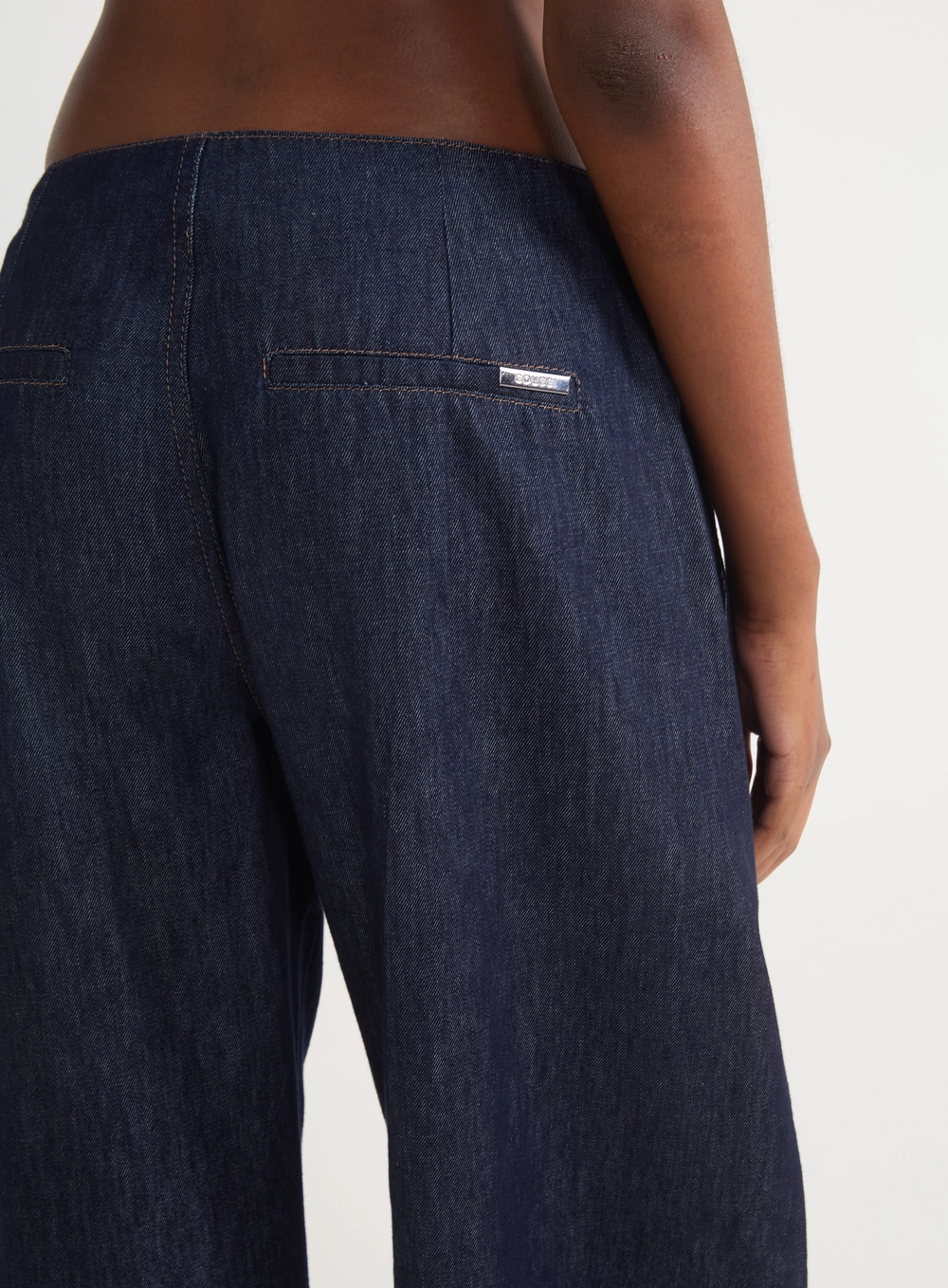 Calça Jeans Feminina Barril Índigo