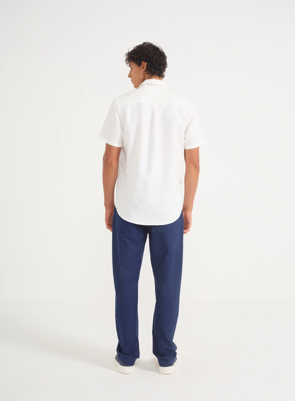 Camisa Masculina Manga Curta Com Logo Off Shell
