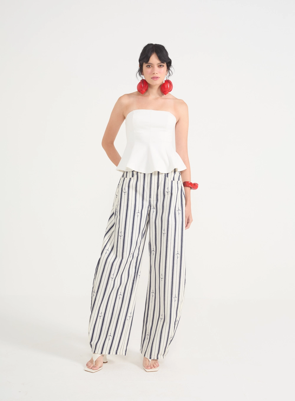 Blusa Feminina Tomara Que Caia E Peplum Off Shell
